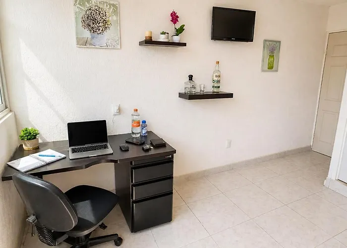 De Y Bano Privado A 8 Min Del Estadio Cdmx - Transporte Incluido Al Estadio - Terraza - Servicios Exclusivos Mexico